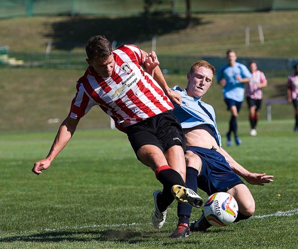 From PressPhotos-Uk.com 31/08/2013 Pat COX shoots in the Guildford City FC v South Park FC in the FA Cup at the Guildford Spectrum Pictures Paul Burgman   075 88 66 9580