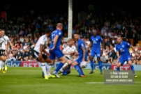 09/09/2017. Fulham v Cardiff City. Sky Bet Championship League Action. Fulhams Tim REAM shoots